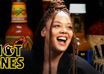 Tessa Thompson Feels Alive While Eating Spicy Wings | Hot Ones