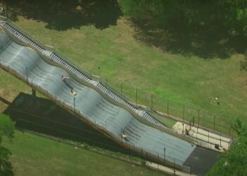 Detroit Park’s Giant Slide Attraction Set to Open Again After Viral Footage Captured Wild Rides