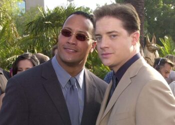 The Rock Shares Viral Clip of Brendan Fraser’s Emotional Standing Ovation in Celebration of ‘Mummy Returns’ Co-Star