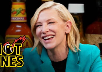 Cate Blanchett Pretends No One’s Watching While Eating Spicy Wings | Hot Ones