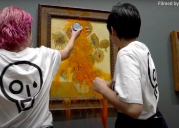 Video Shows Climate Activists Throwing Soup Over Van Gogh Painting at London Gallery