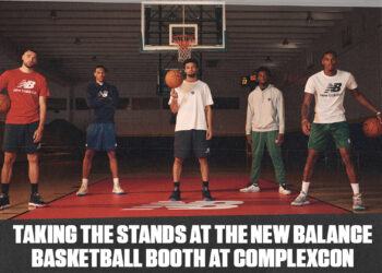 Taking the Stands at the New Balance Basketball Booth at ComplexCon