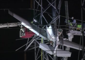 Pilot and Passenger Rescued After Being Suspended From Power Lines for Hours Following Plane Crash