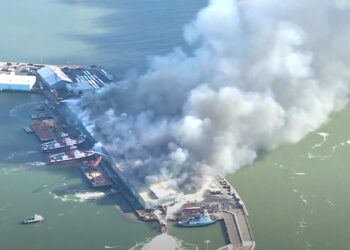 Large Fire Destroys Evidence Inside NYPD Warehouse in Brooklyn