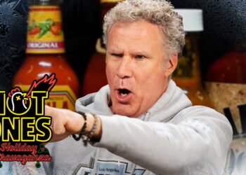 Will Ferrell Brings the Spirit to the Hot Ones Holiday Extravaganza | Hot Ones