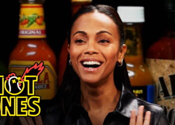 Zoe Saldaña Gets Scorched By Spicy Wings | Hot Ones