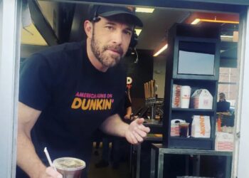 Ben Affleck Spotted Manning Dunkin’ Drive-Thru, Possibly for Super Bowl Commercial