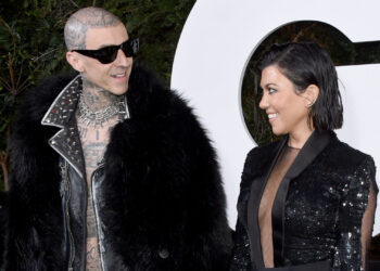 Kourtney Kardashian’s Eyes Inspire Travis Barker’s Latest Tribute Tattoo to Wife