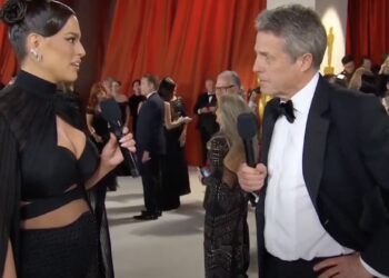 Ashley Graham Reacts to Awkward Hugh Grant Oscars Interview Going Viral