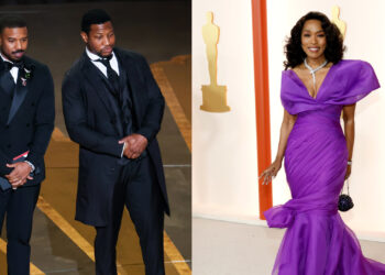 Michael B. Jordan and Jonathan Majors Show Love to Angela Bassett After Oscars Loss