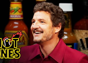 Pedro Pascal Cries From His Head While Eating Spicy Wings | Hot Ones