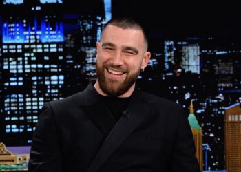 Watch Travis Kelce Talk About Beating His Brother in the Super Bowl During ‘SNL’  Monologue