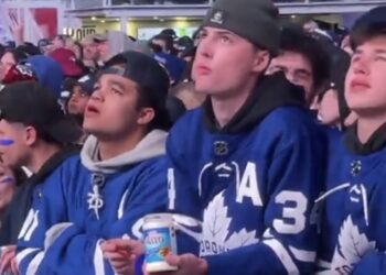 Leafs Fan Caught on Video Eating Licorice Dipped in Mayonnaise
