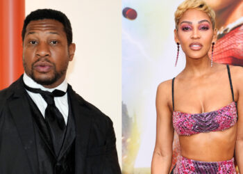 Jonathan Majors and Meagan Good Spotted Holding Hands at LAX