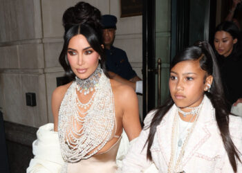 Kim Kardashian Says North Came to Her Rescue When Some of the 50,000 Pearls on Met Gala Dress Fell Off