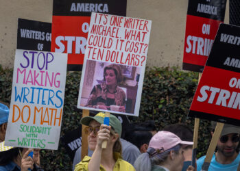WGA Strike: Writers Flex Their Creativity With Picket Signs