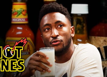 Marques Brownlee Short Circuits While Eating Spicy Wings | Hot Ones