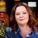 Melissa McCarthy Prepares For the Worst While Eating Spicy Wings | Hot Ones