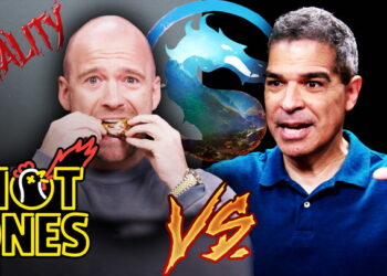 Mortal Kombat Co-Creator Ed Boon Feels Toasty While Eating Spicy Wings | Hot Ones