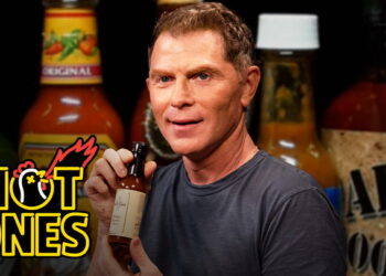 Bobby Flay Throws Down Against Spicy Wings | Hot Ones