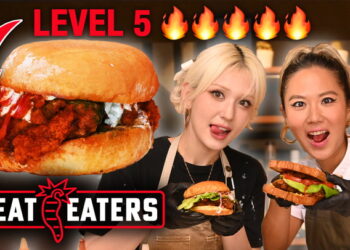 Rating NYC’s SPICIEST Chicken Sandwiches + JEON SOMI Kitchen Takeover! | Heat Eaters