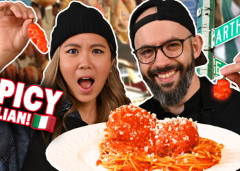 LEGENDARY Arthur Ave Italian Food Tour + Babish Makes Spaghetti all’ Assassina! | Heat Eaters